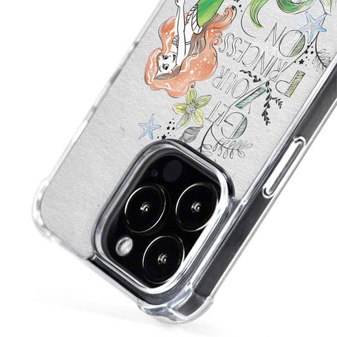 Disney The Little Mermaid Ariel and Flounder Art iPhone 15 Pro Max MagSafe Case