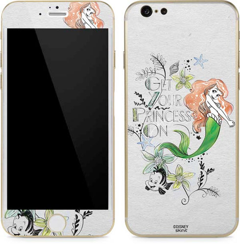 Disney The Little Mermaid Ariel and Flounder Art iPhone 6/6s Skin