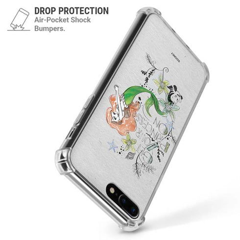 Disney The Little Mermaid Ariel and Flounder Art iPhone 7/8 Plus Clear Case