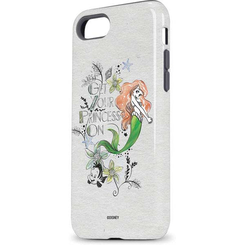 Disney The Little Mermaid Ariel and Flounder Art iPhone 7 Pro Case
