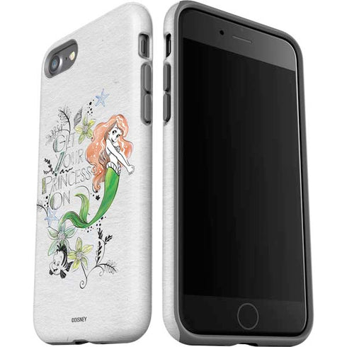 Disney The Little Mermaid Ariel and Flounder Art iPhone SE (2nd & 3rd Gen) Pro Case