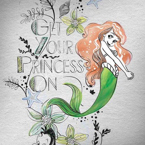Disney The Little Mermaid Ariel and Flounder Art iPhone X Pro Case