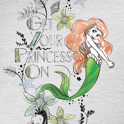 Disney The Little Mermaid Ariel and Flounder Art iPhone XR Skin