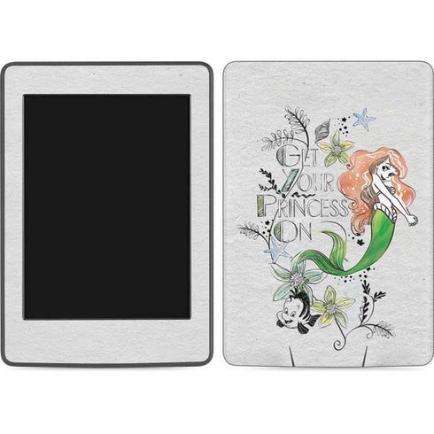 Disney The Little Mermaid Ariel and Flounder Art Amazon Kindle Skin