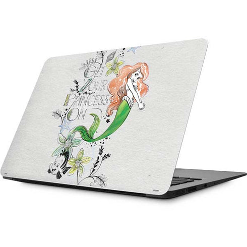 Disney The Little Mermaid Ariel and Flounder Art Apple MacBook Skin