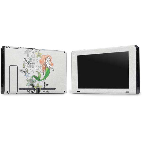 Disney The Little Mermaid Ariel and Flounder Art Nintendo Switch Bundle Skin