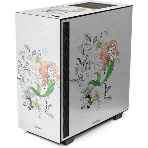 Disney The Little Mermaid Ariel and Flounder Art NZXT H510 Compact ATX Mid-Tower Case Skin