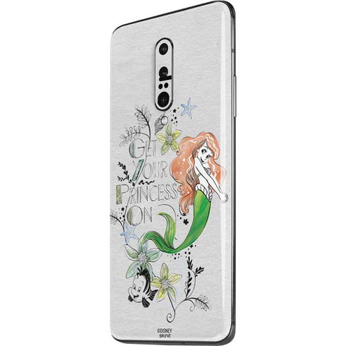 Disney The Little Mermaid Ariel and Flounder Art OnePlus 7 Pro Skin