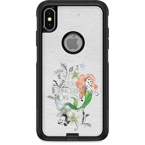 Disney The Little Mermaid Ariel and Flounder Art Otterbox Commuter iPhone Skin