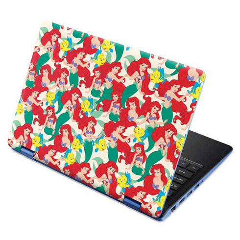 Disney The Little Mermaid Ariel and Flounder Pattern Aspire R11 11.6in Skin