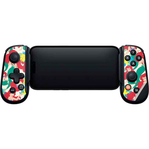 Disney The Little Mermaid Ariel and Flounder Pattern Backbone One for iPhone Game Controller Skin