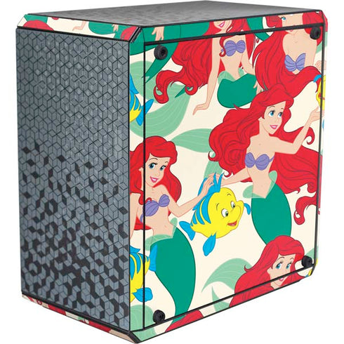 Disney The Little Mermaid Ariel and Flounder Pattern Cooler Master MasterBox Q300L Mini Tower Skin