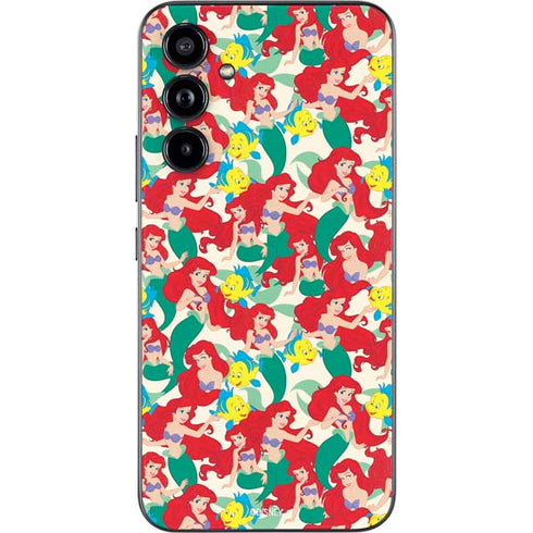Disney The Little Mermaid Ariel and Flounder Pattern Galaxy A54 5G Skin