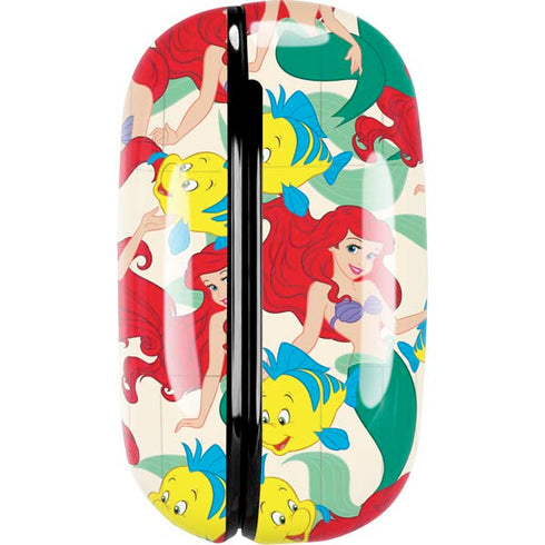 Disney The Little Mermaid Ariel and Flounder Pattern Galaxy Buds Pro Skin