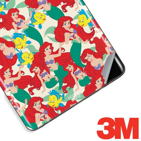 Disney The Little Mermaid Ariel and Flounder Pattern Galaxy Note 8 Skin