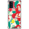 Disney The Little Mermaid Ariel and Flounder Pattern Galaxy Note20 5G Clear Case