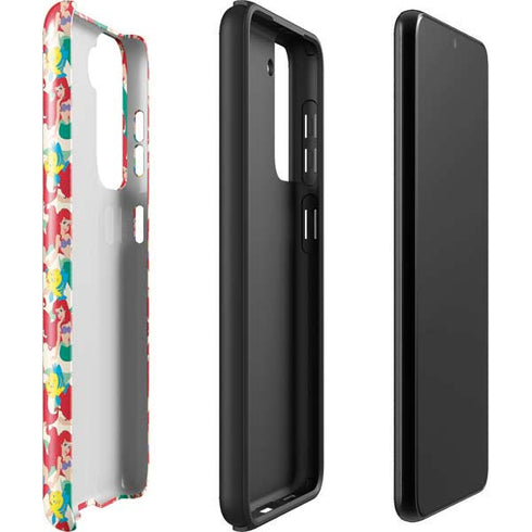 Disney The Little Mermaid Ariel and Flounder Pattern Galaxy S22 Plus Pro Case