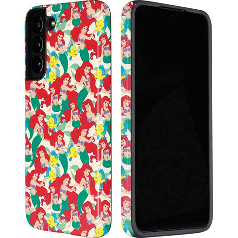 Disney The Little Mermaid Ariel and Flounder Pattern Galaxy S22 Plus Pro Case