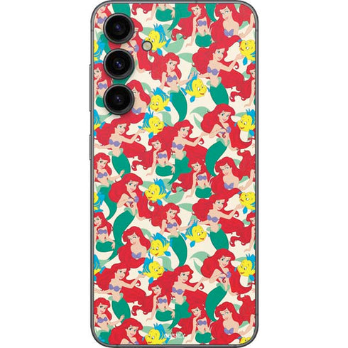 Disney The Little Mermaid Ariel and Flounder Pattern Galaxy S23 FE Skin