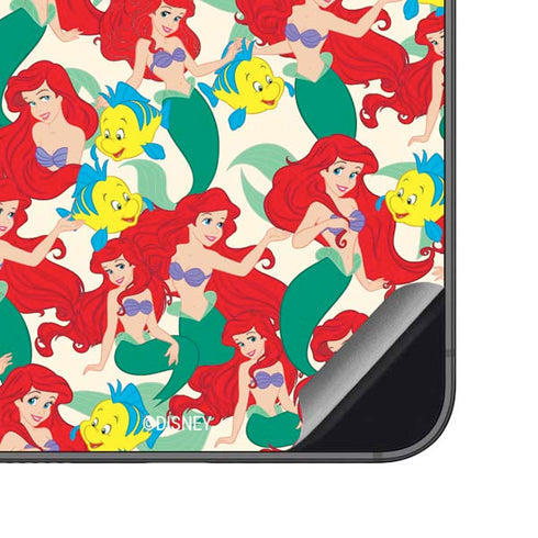 Disney The Little Mermaid Ariel and Flounder Pattern Galaxy S23 FE Skin