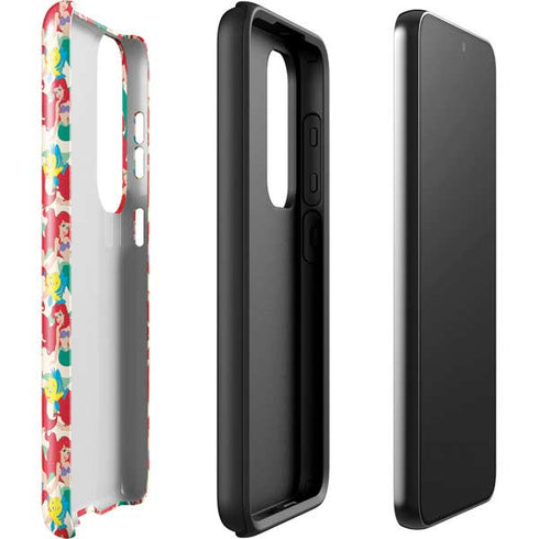 Disney The Little Mermaid Ariel and Flounder Pattern Galaxy S23 Plus Pro Case
