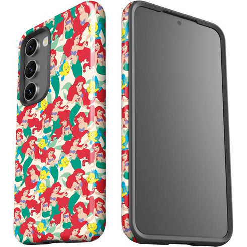 Disney The Little Mermaid Ariel and Flounder Pattern Galaxy S23 Plus Pro Case