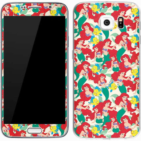 Disney The Little Mermaid Ariel and Flounder Pattern Galaxy S7 Skin