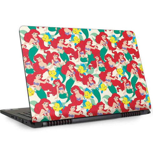 Disney The Little Mermaid Ariel and Flounder Pattern Dell Inspiron Skin