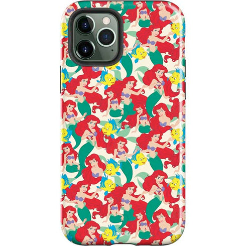 Disney The Little Mermaid Ariel and Flounder Pattern iPhone 12 Pro Impact Case