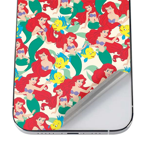 Disney The Little Mermaid Ariel and Flounder Pattern iPhone 12 Pro Skin