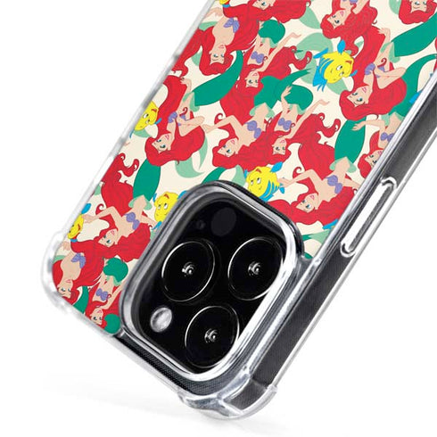 Disney The Little Mermaid Ariel and Flounder Pattern iPhone 15 Pro Max MagSafe Case