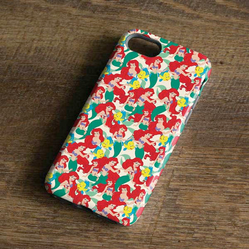 Disney The Little Mermaid Ariel and Flounder Pattern iPhone 7 Pro Case