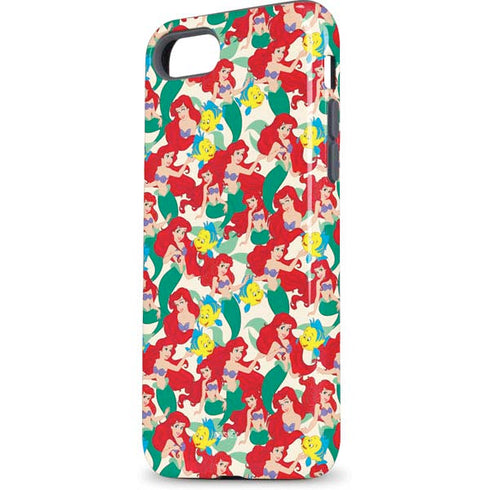 Disney The Little Mermaid Ariel and Flounder Pattern iPhone 8 Pro Case