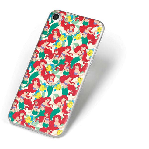 Disney The Little Mermaid Ariel and Flounder Pattern iPhone 8 Skin