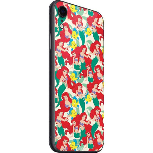 Disney The Little Mermaid Ariel and Flounder Pattern iPhone SE (2nd & 3rd Gen) Skin