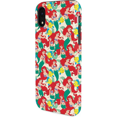 Disney The Little Mermaid Ariel and Flounder Pattern iPhone XR Pro Case