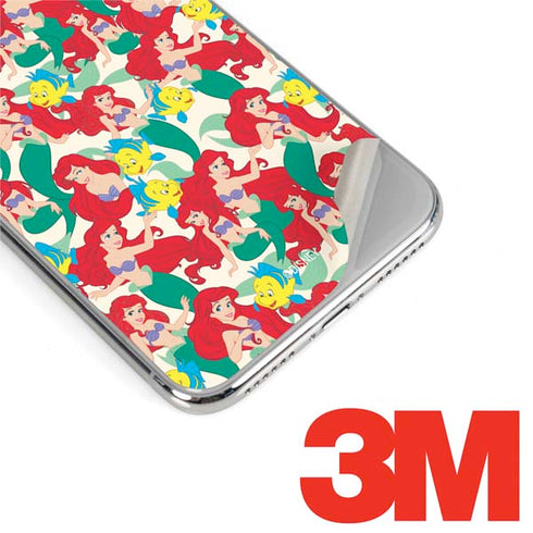 Disney The Little Mermaid Ariel and Flounder Pattern iPhone XS Max Skin
