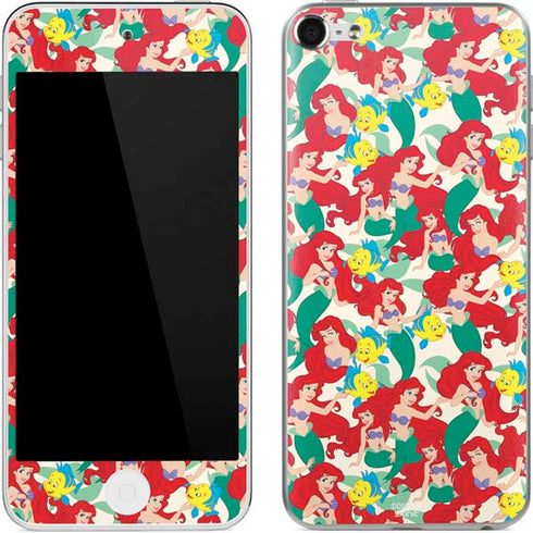 Disney The Little Mermaid Ariel and Flounder Pattern Apple iPod Skin