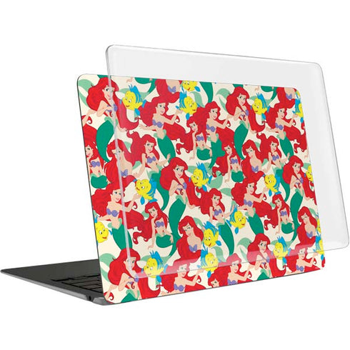 Disney The Little Mermaid Ariel and Flounder Pattern MacBook Air 13in (2020) Case plus Skin