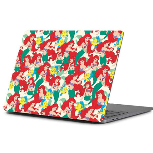Disney The Little Mermaid Ariel and Flounder Pattern Apple MacBook Pro 13-inch Skin