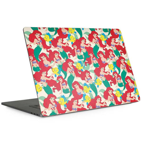 Disney The Little Mermaid Ariel and Flounder Pattern Apple MacBook Pro 15-inch Skin
