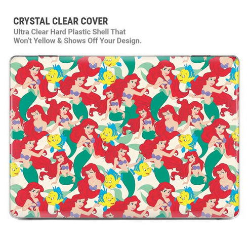 Disney The Little Mermaid Ariel and Flounder Pattern MacBook Pro 16in (2021-25) Case plus Skin