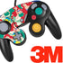 Disney The Little Mermaid Ariel and Flounder Pattern Nintendo GameCube Controller Skin