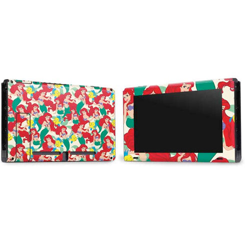Disney The Little Mermaid Ariel and Flounder Pattern Nintendo Switch Bundle Skin
