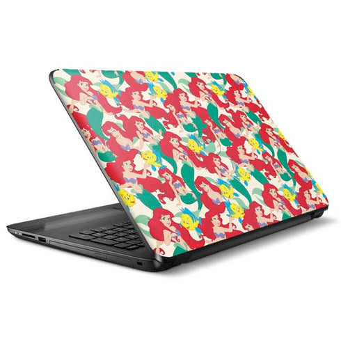 Disney The Little Mermaid Ariel and Flounder Pattern HP Notebook Skin