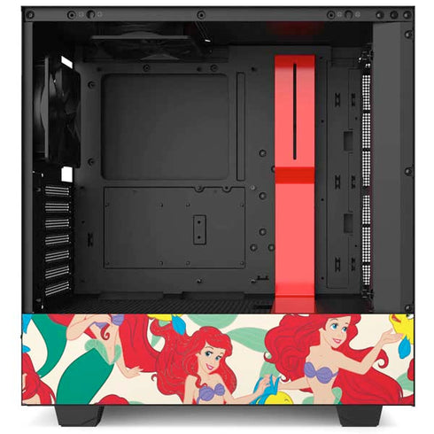 Disney The Little Mermaid Ariel and Flounder Pattern NZXT H510 Compact ATX Mid-Tower Case Skin
