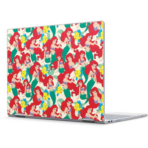 Disney The Little Mermaid Ariel and Flounder Pattern Pixelbook Skin