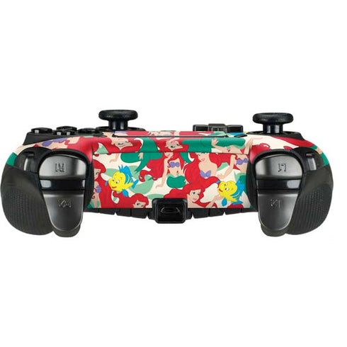 Disney The Little Mermaid Ariel and Flounder Pattern PlayStation Scuf Vantage 2 Controller Skin