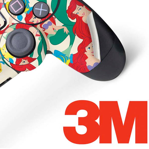 Disney The Little Mermaid Ariel and Flounder Pattern PS4 Controller Skin