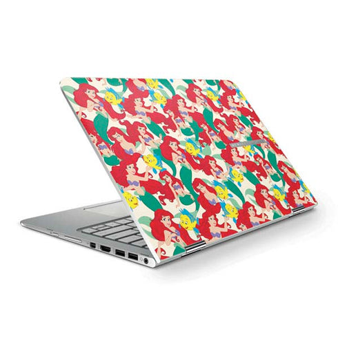 Disney The Little Mermaid Ariel and Flounder Pattern HP Spectre Skin